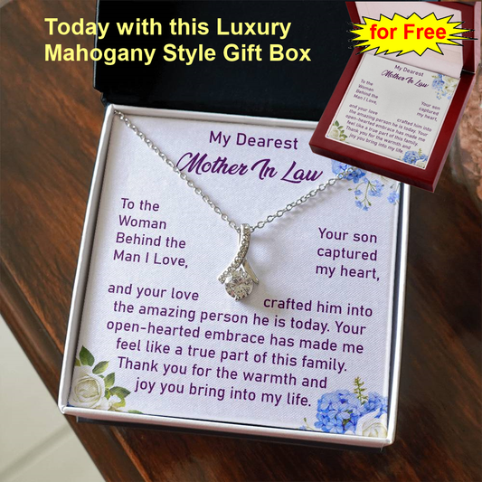 Necklace + Message Card + Gift Box - Love