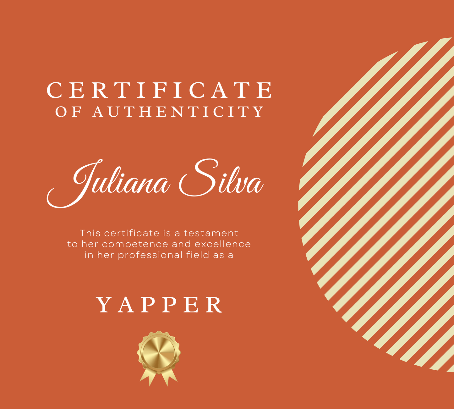 Certified Yapper, Personalized Gift, Acrylic Plaque, Personalized Sign, Gift Ideas, Professional Yapper